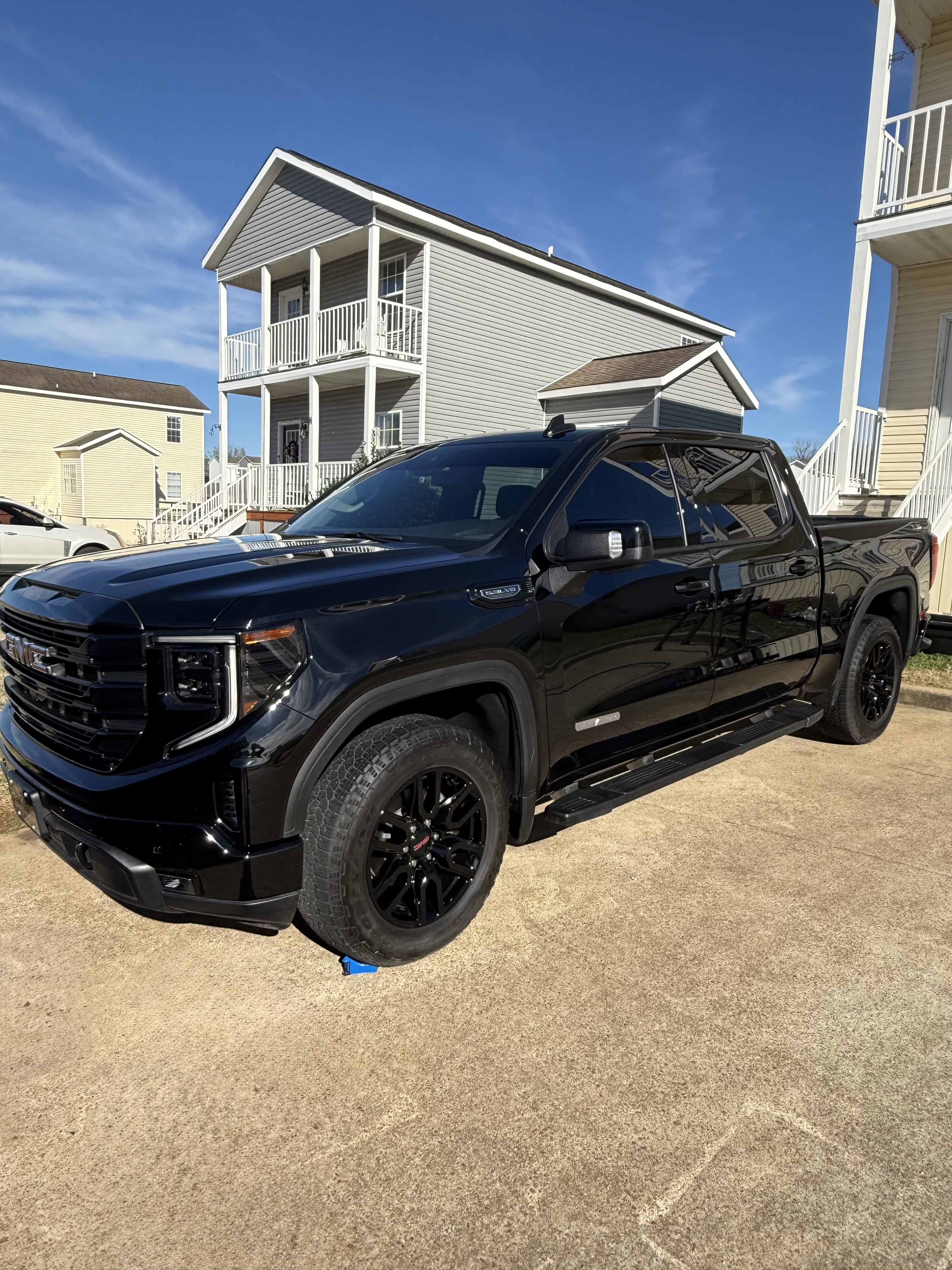 Detailed Black GMC Truck