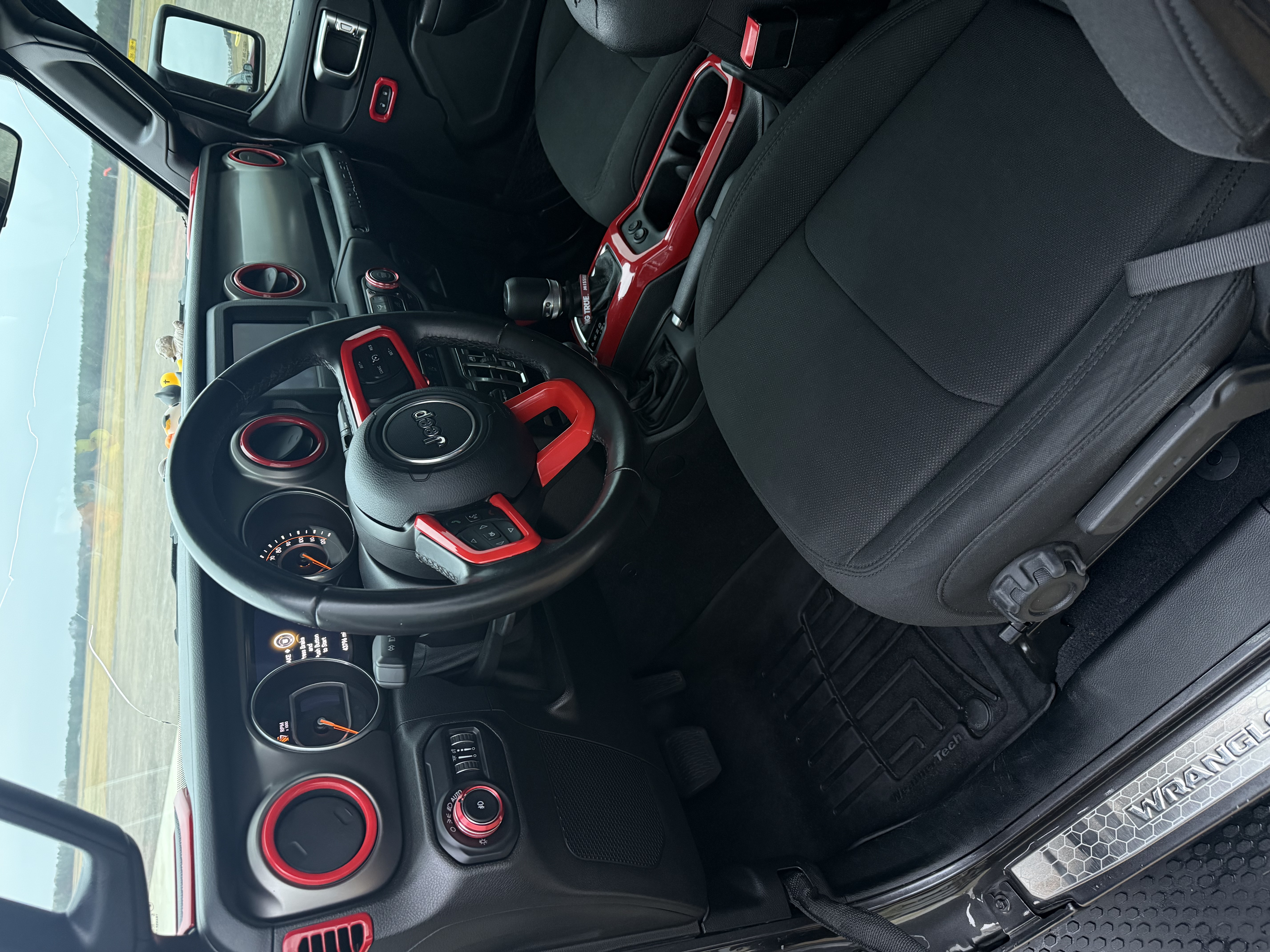 Jeep Interior After Detailing