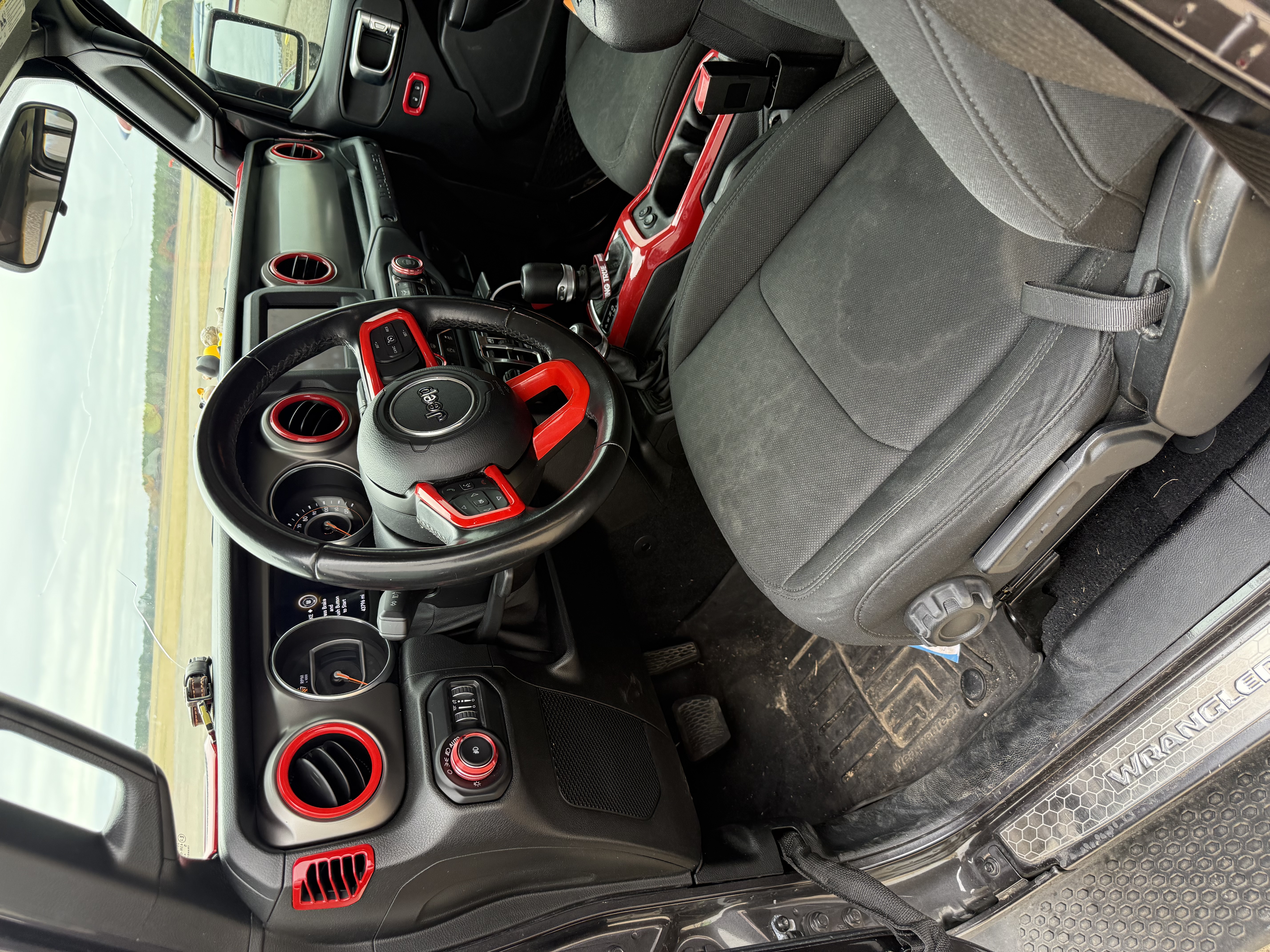 Jeep Interior Before Detailing